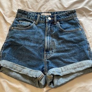 Zara high-waisted shorts